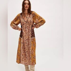 Spell Melody Midi Dress NWT